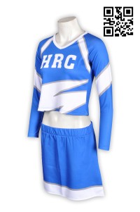 CH131 team group cheer lady's uniform design uniform hk company hong kong supplier